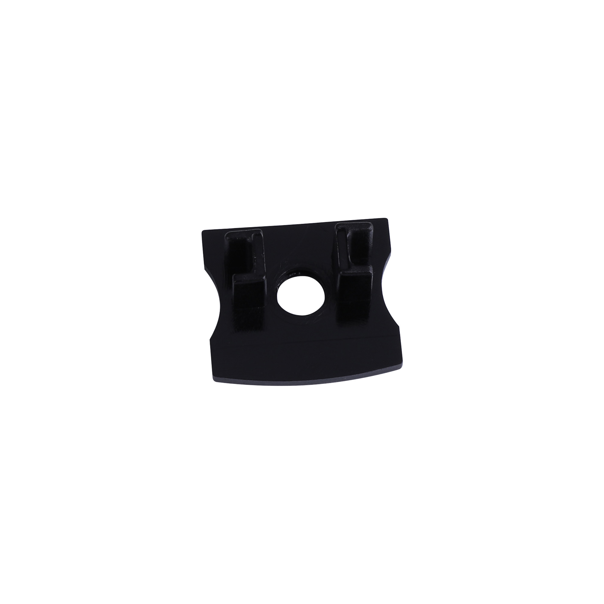 Tiras 17.3 x 15.7mm Black Profile End Cap With Hole (1pc) for M7393